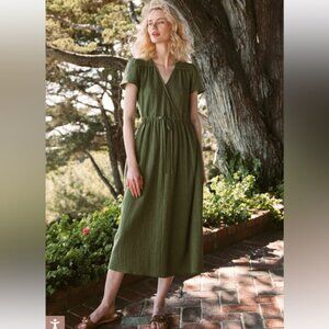 Christy Dawn The Dawn Midi Dress - Light Green - Size Large